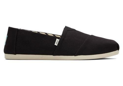 Men’s Recycled Cotton Alpargata in Black