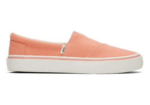 Ladies Fenix Slip On Sneaker in Peach/Pink