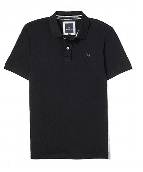 Classic Pique Polo Shirt – Black