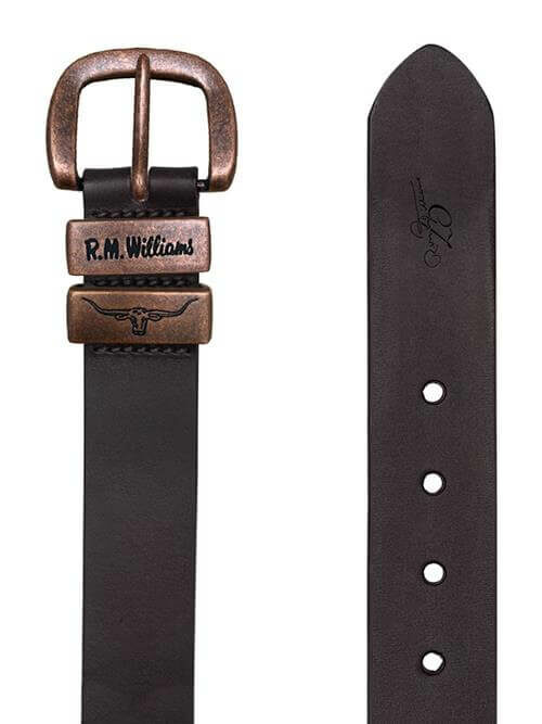 Drover Anniversary Belt – Chestnut/ Bronze