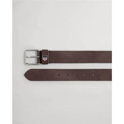 Belt Retro Shield – Brown Leather