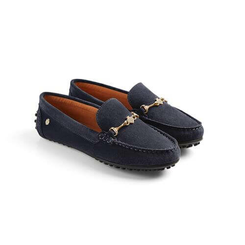 Trinity Driving Shoe in Navy