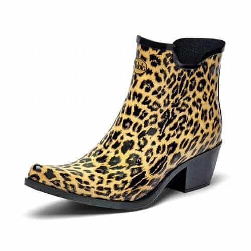 Leopard Print Ankle Wellies