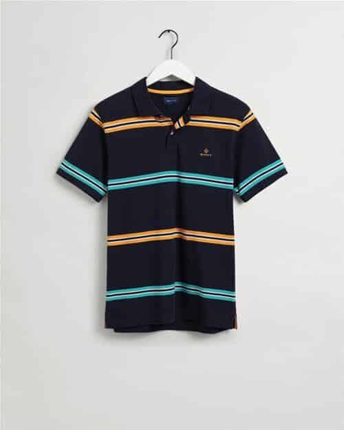 Narrow Stripe Polo Shirt