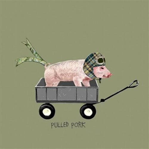 Greetings Card – Pulled Pork