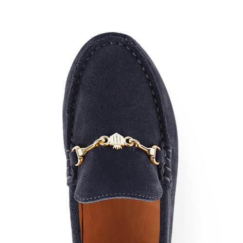 Trinity Driving Shoe in Navy