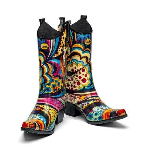 Floral Bliss Cowboy Wellies