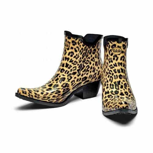Leopard Print Ankle Wellies