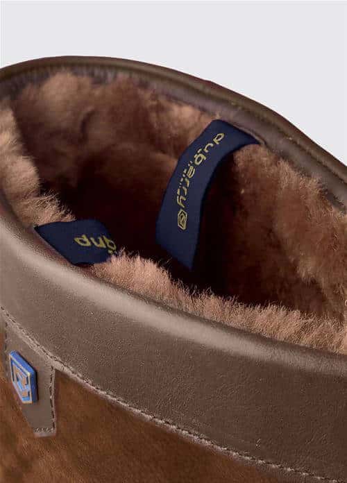 Kilternan fur lined boot in Walnut