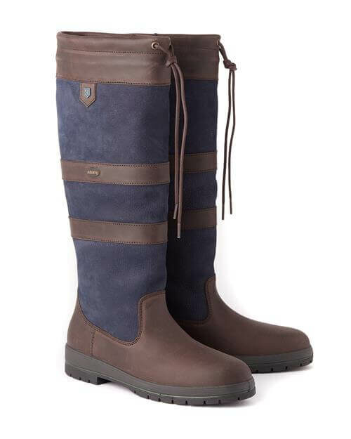 Galway Boot in Navy/Brown