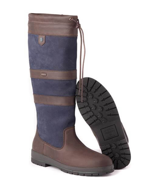 Galway Boot in Navy/Brown