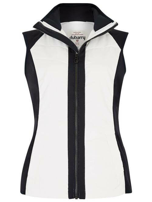 Foyle Gilet in White/Navy size 12