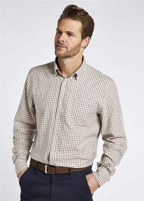 Connell Shirt Dark Pebble