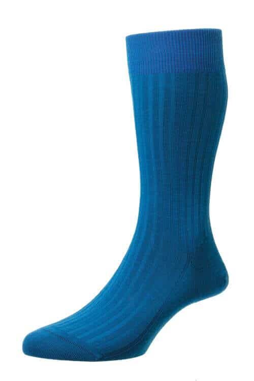 Egyptian Cotton Sock in Turquoise