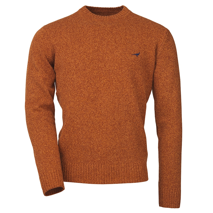 Kensington Lambswool Sweater in Mandarin