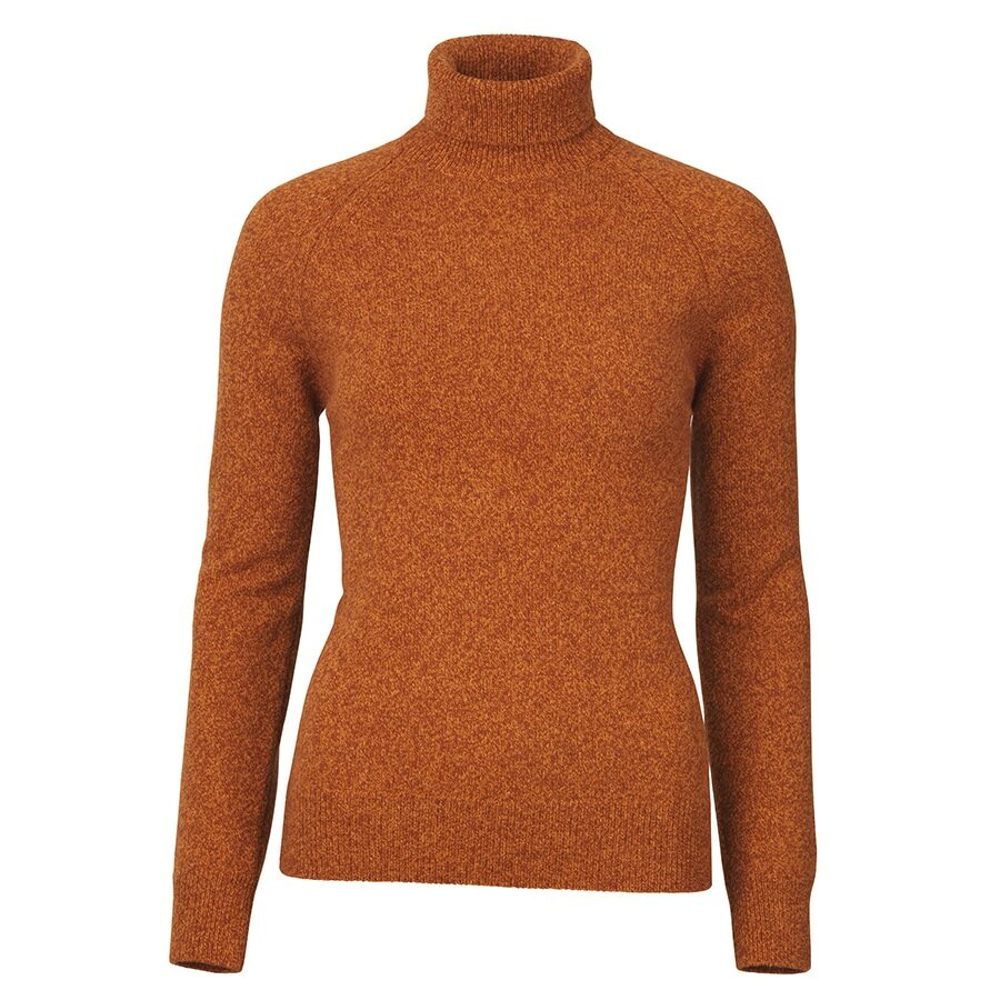 Westminster Rollneck Sweater in Mandarin