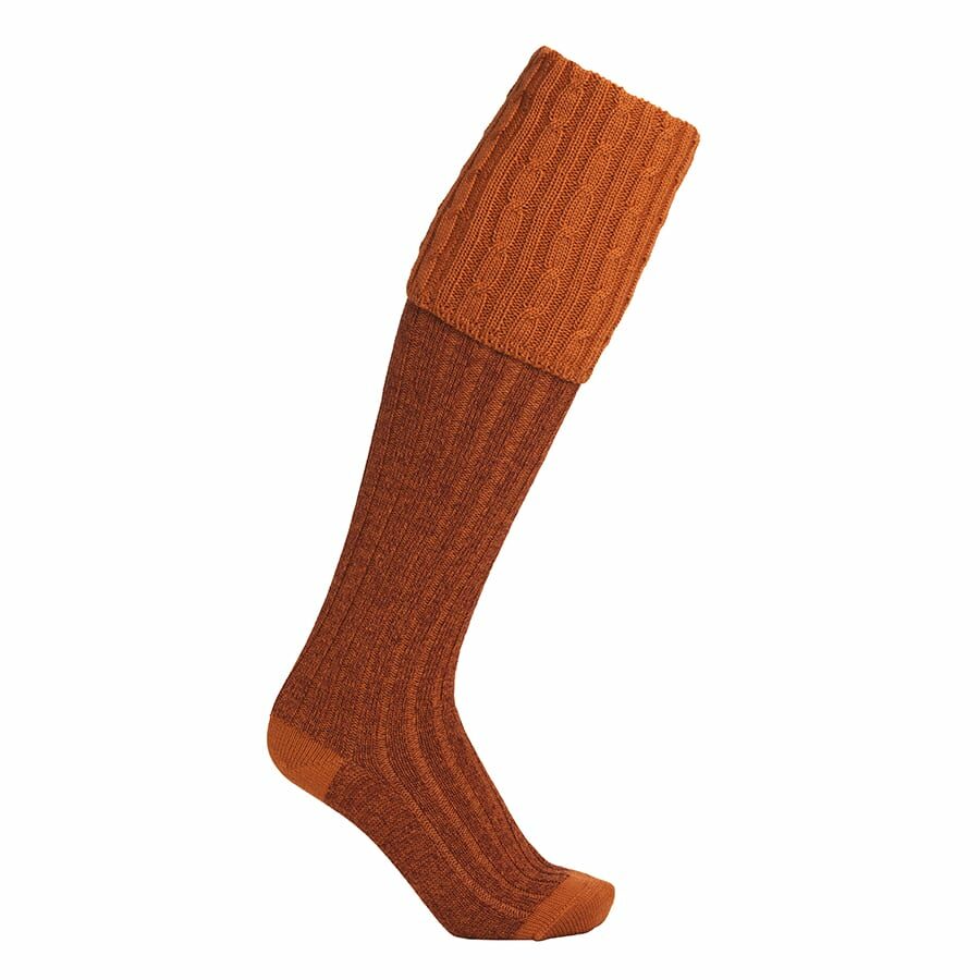 Westwood Shooting Socks in Mandarin