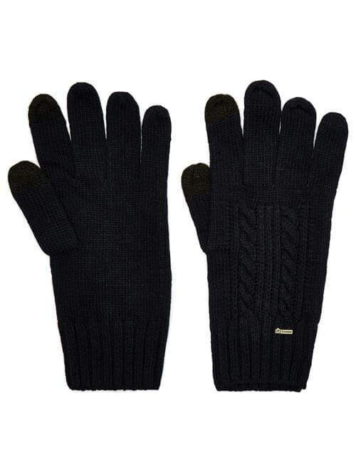Tory Knitted Gloves – Navy
