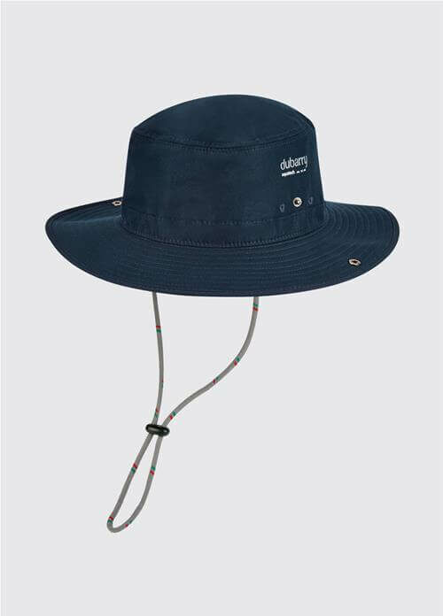 Genoa Brimmed sun hat in Navy size M