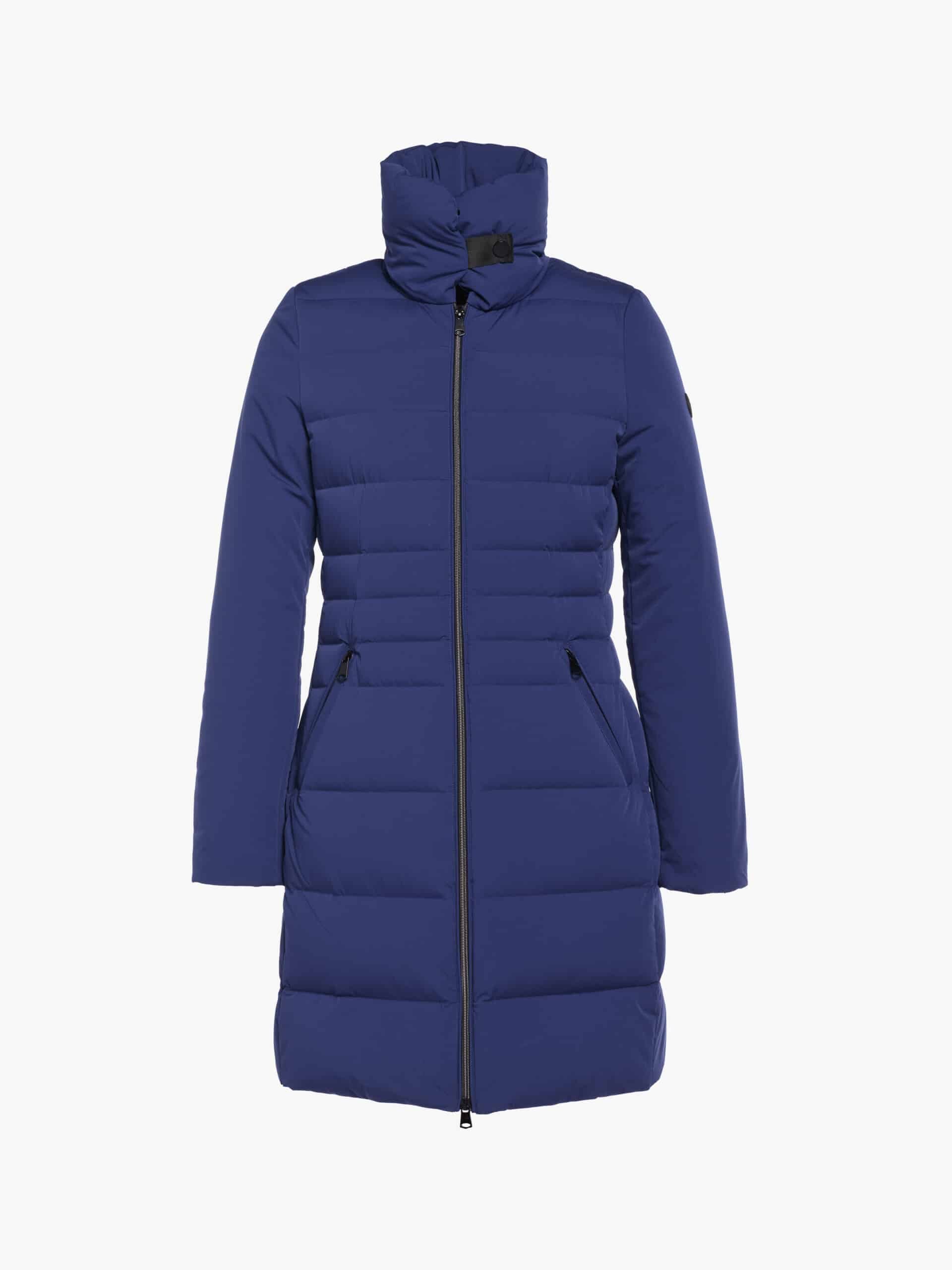 Bi-Stretch Coat in Cobalt Blue