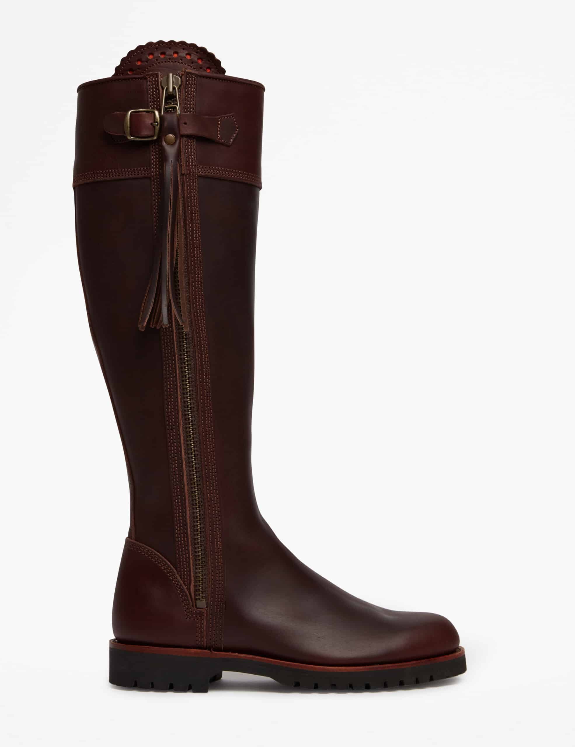 Long Tassel Boot in Conker