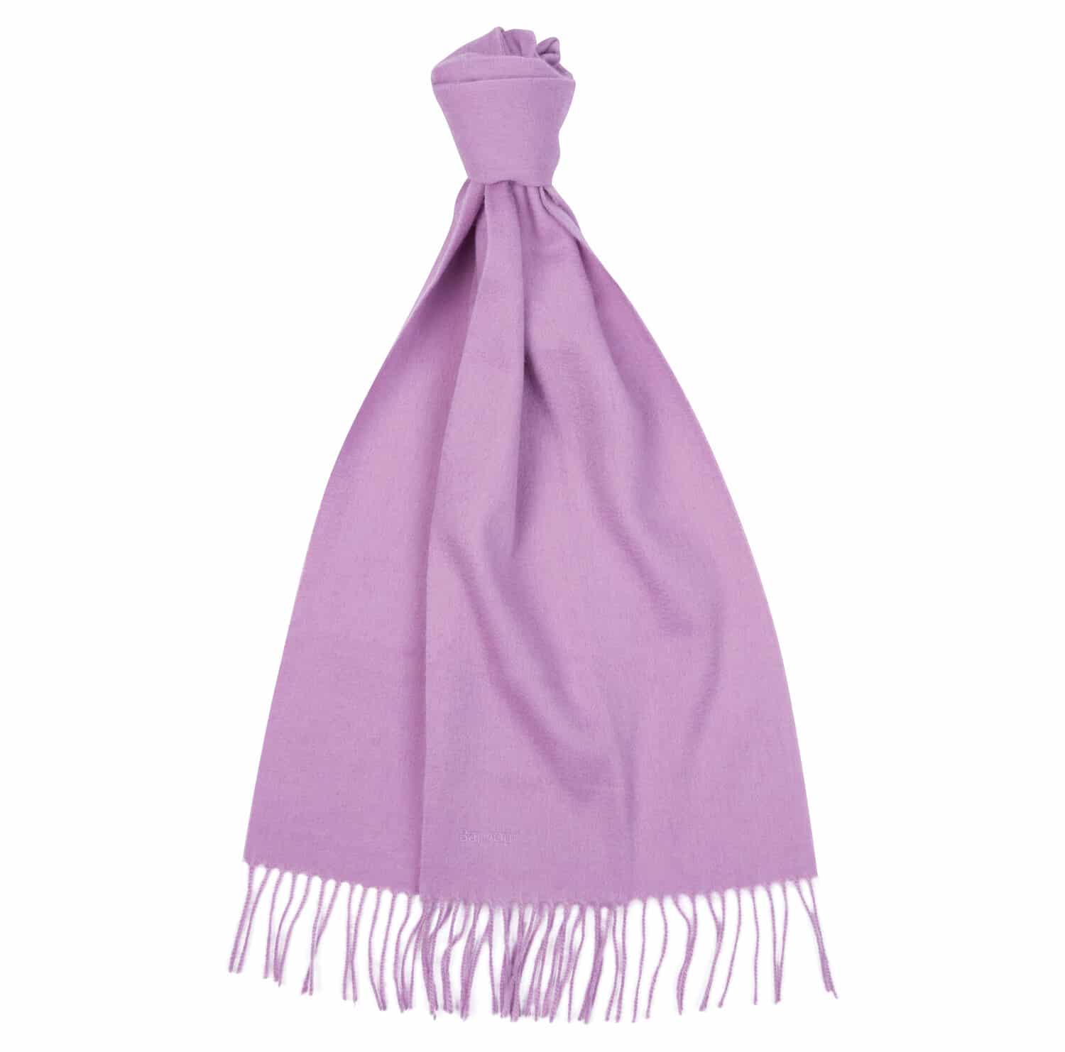 Lambswool Woven Scarf Lilac