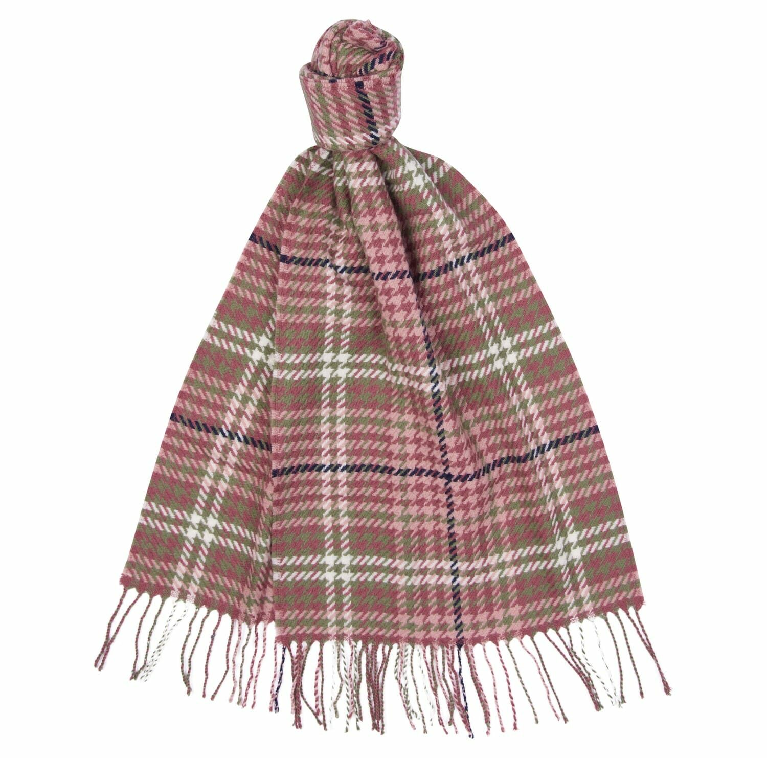 Barmack Tartan Scarf Midnight Berry