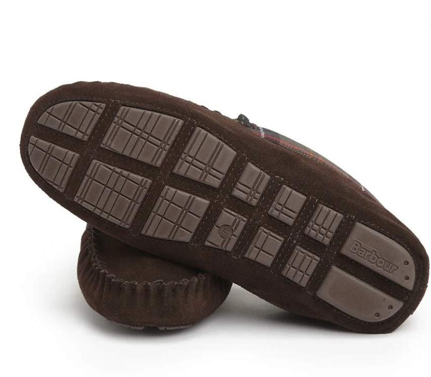 Monty Slippers – Dark Brown Suede