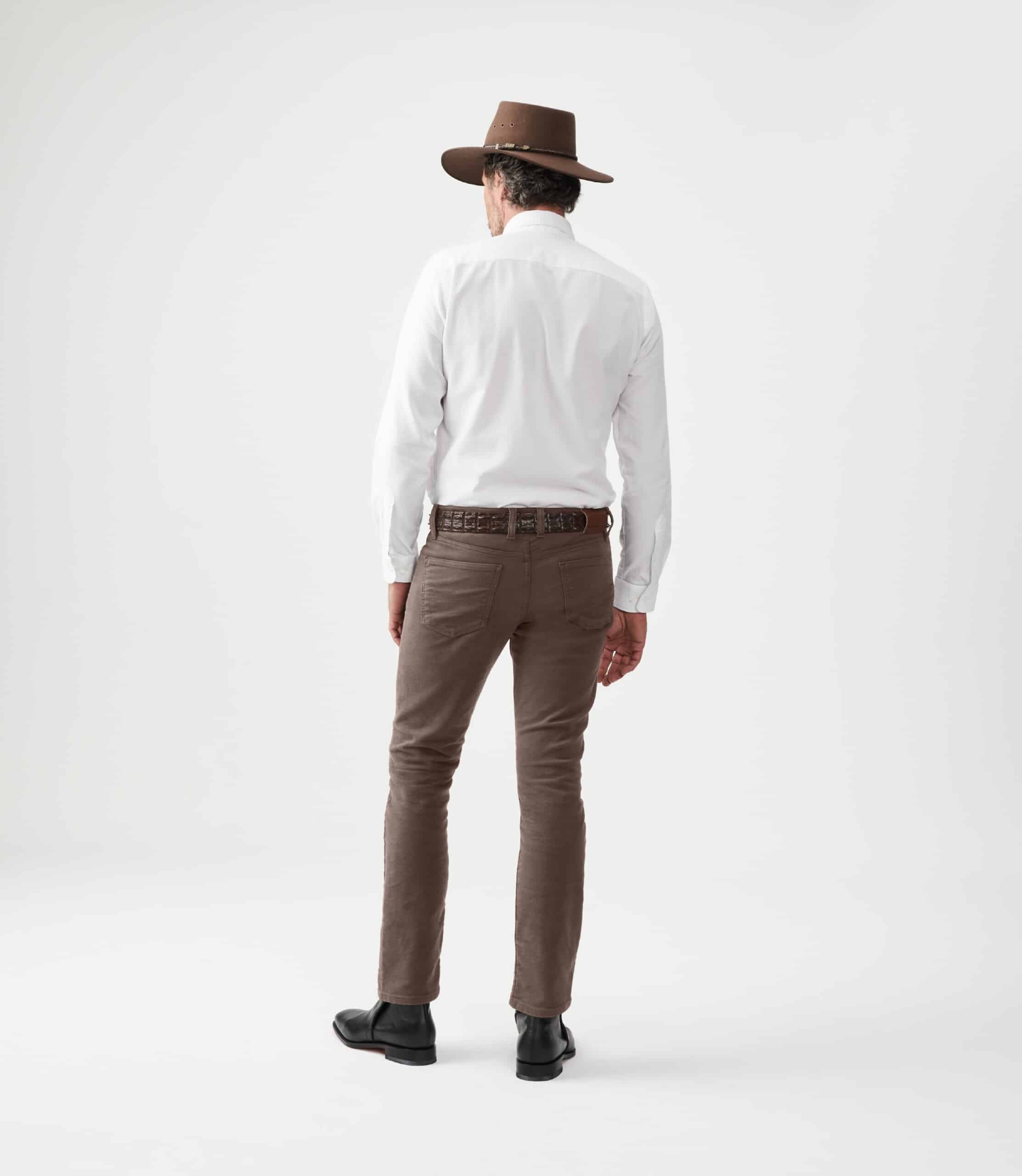 Ramco Moleskin Trousers in Taupe
