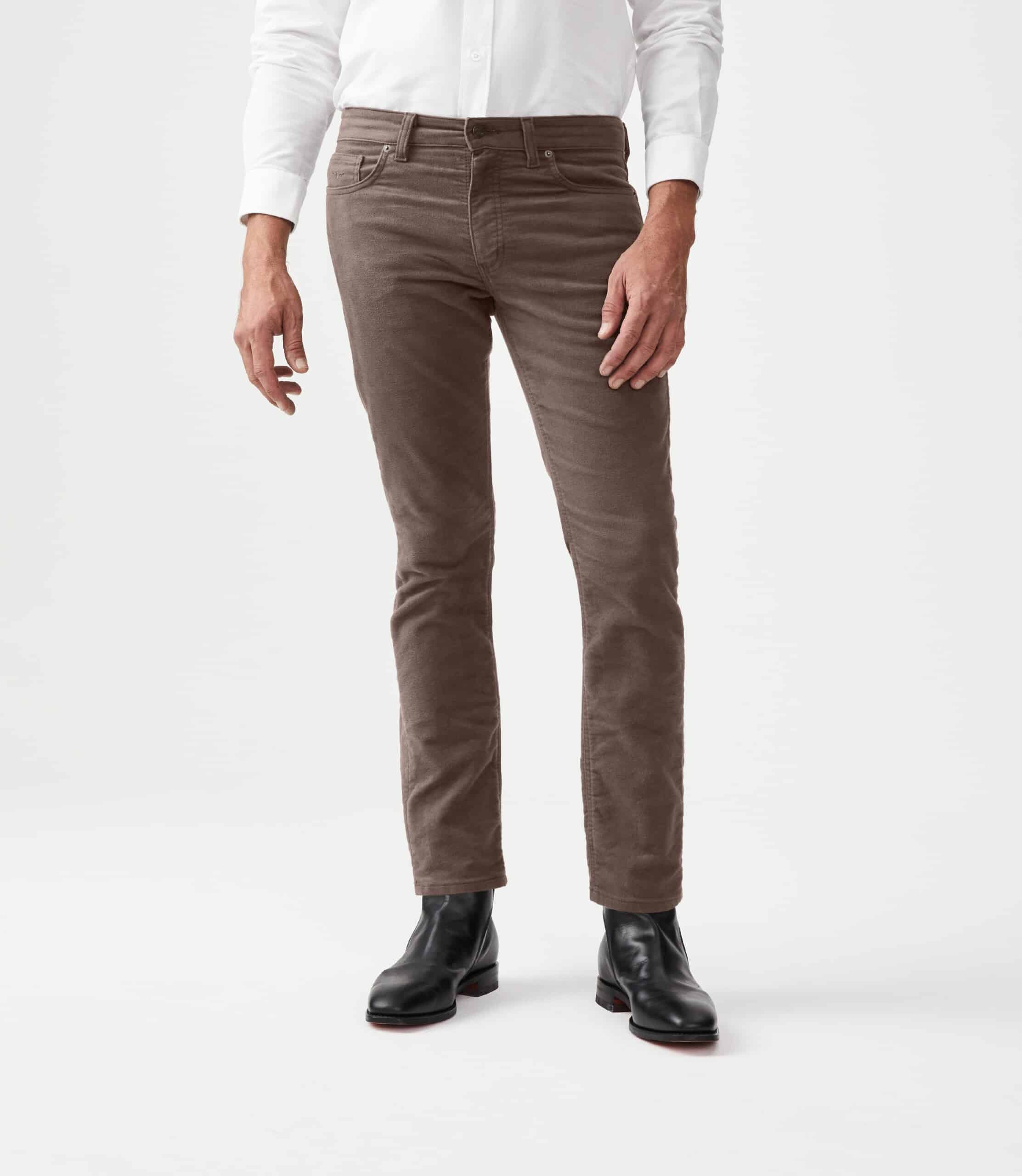 Ramco Moleskin Trousers in Taupe