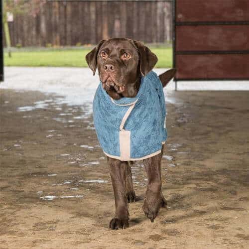 Classic drying coat in sandringham blue