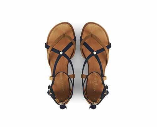 Brancaster Sandal – Tan/Navy