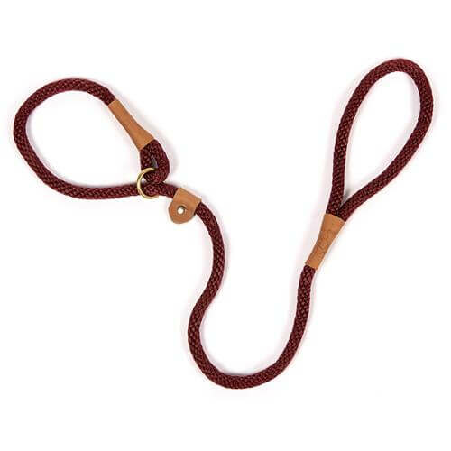 Thick slip lead in burgundy