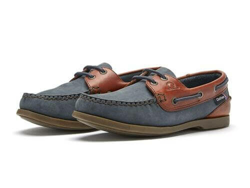 Bermuda Lady Deck Shoe G2 in Navy and Seahorse Brown