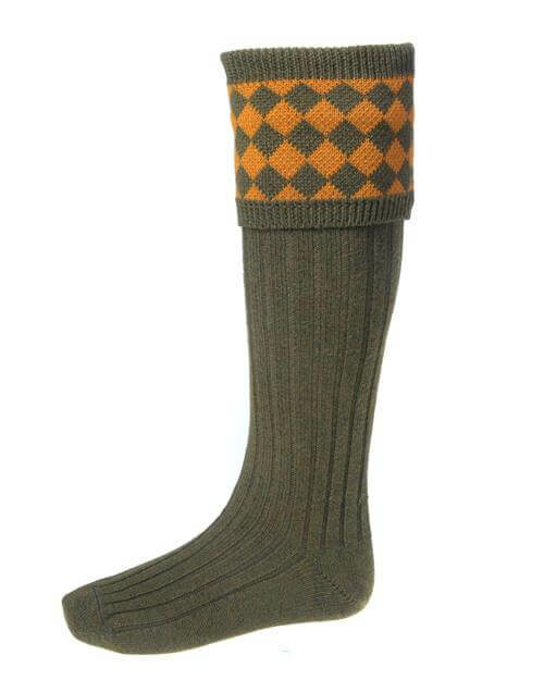 Chessboard Sock – Bracken