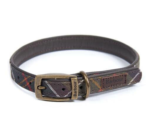 Tartan Dog Collar – Tan check