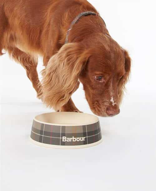 Bamboo Dog Bowl in Classic Tartan