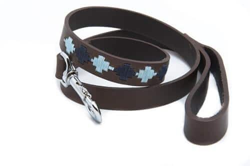 Dog Lead – Pale Blue/ Navy