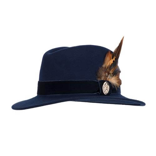 Chelsworth Fedora – Navy