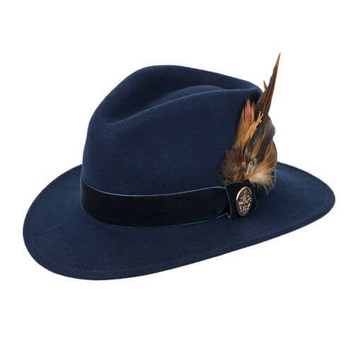 Chelsworth Fedora – Navy