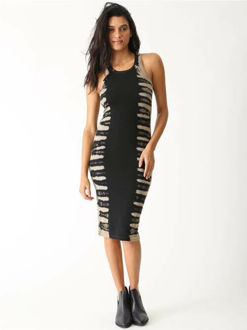 Rocky Rib Dress Onyx/Palo Alto