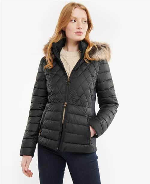 Mallow Quilted Jacket in Black