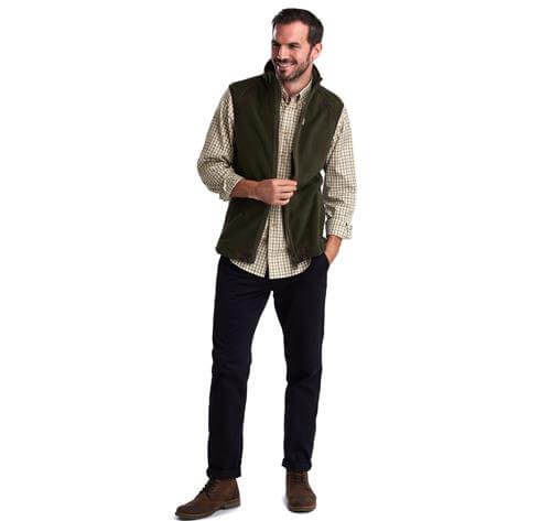 Langdale Fleece Gilet – Olive