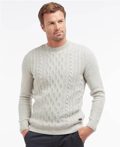 Chunky cable knit jumper in grey - Out and About