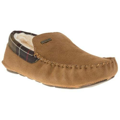 Monty Slipper – Camel Suede