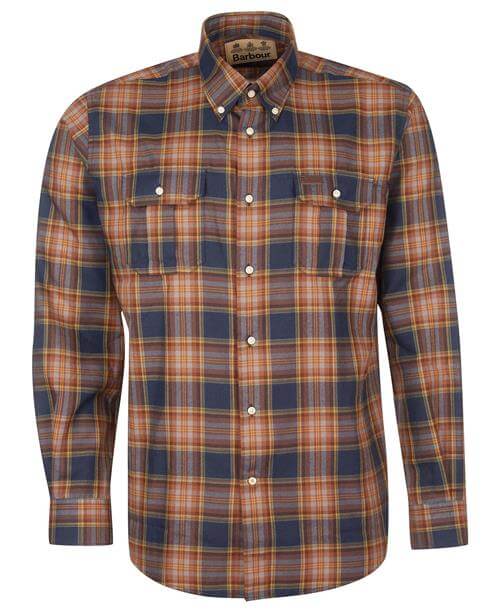 Singsby Thermo Shirt – Navy Weave Check