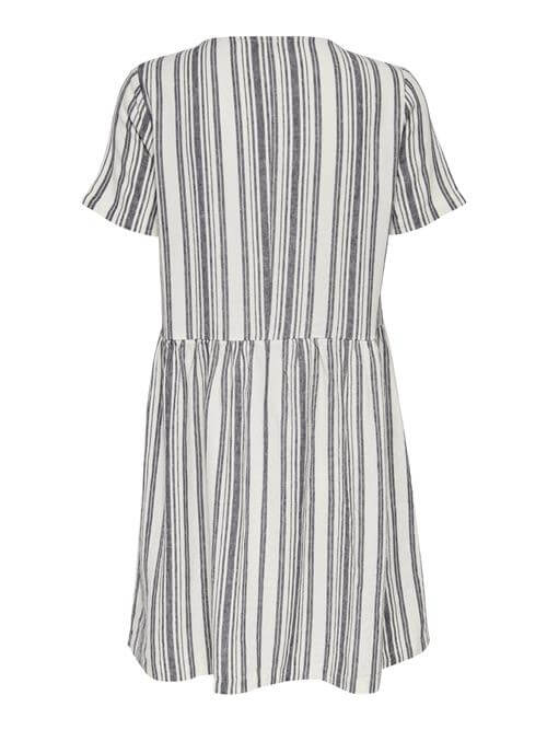 Alfina Stripe Dress – Navy