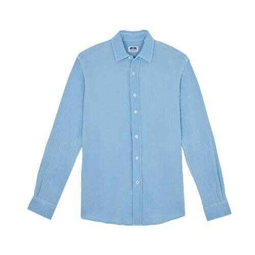 Galliot shirt in ocean blue