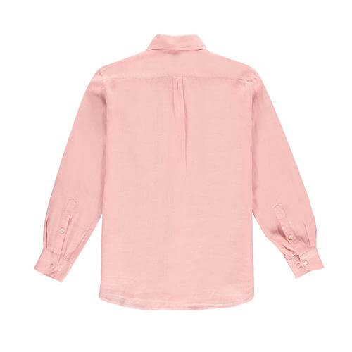 Abaco Linen shirt in pastel pink - Out and About