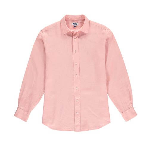 Abaco Linen shirt in pastel pink